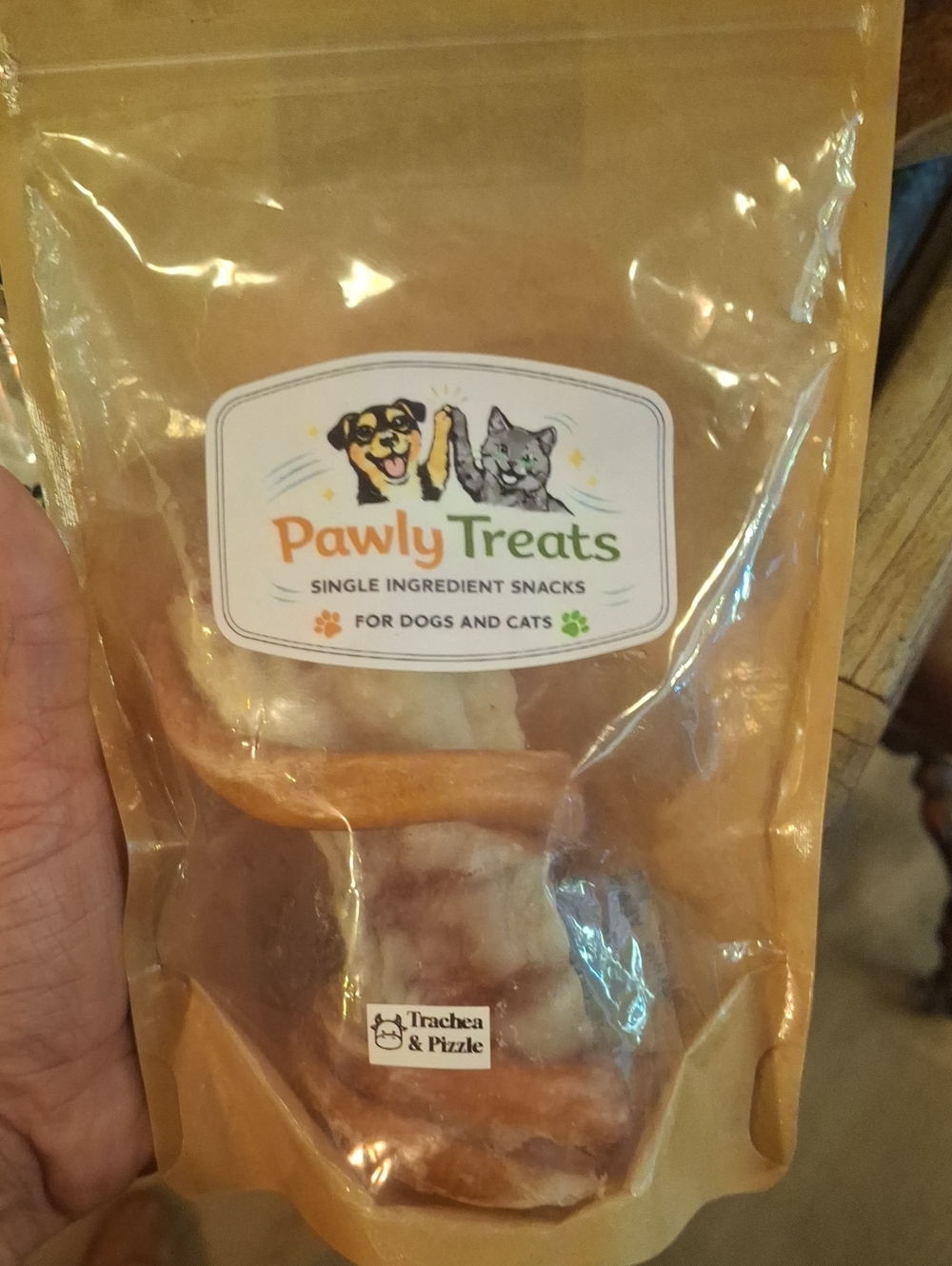Single Ingredient Pet Snacks - Trachea Wrapped With PIZZLE